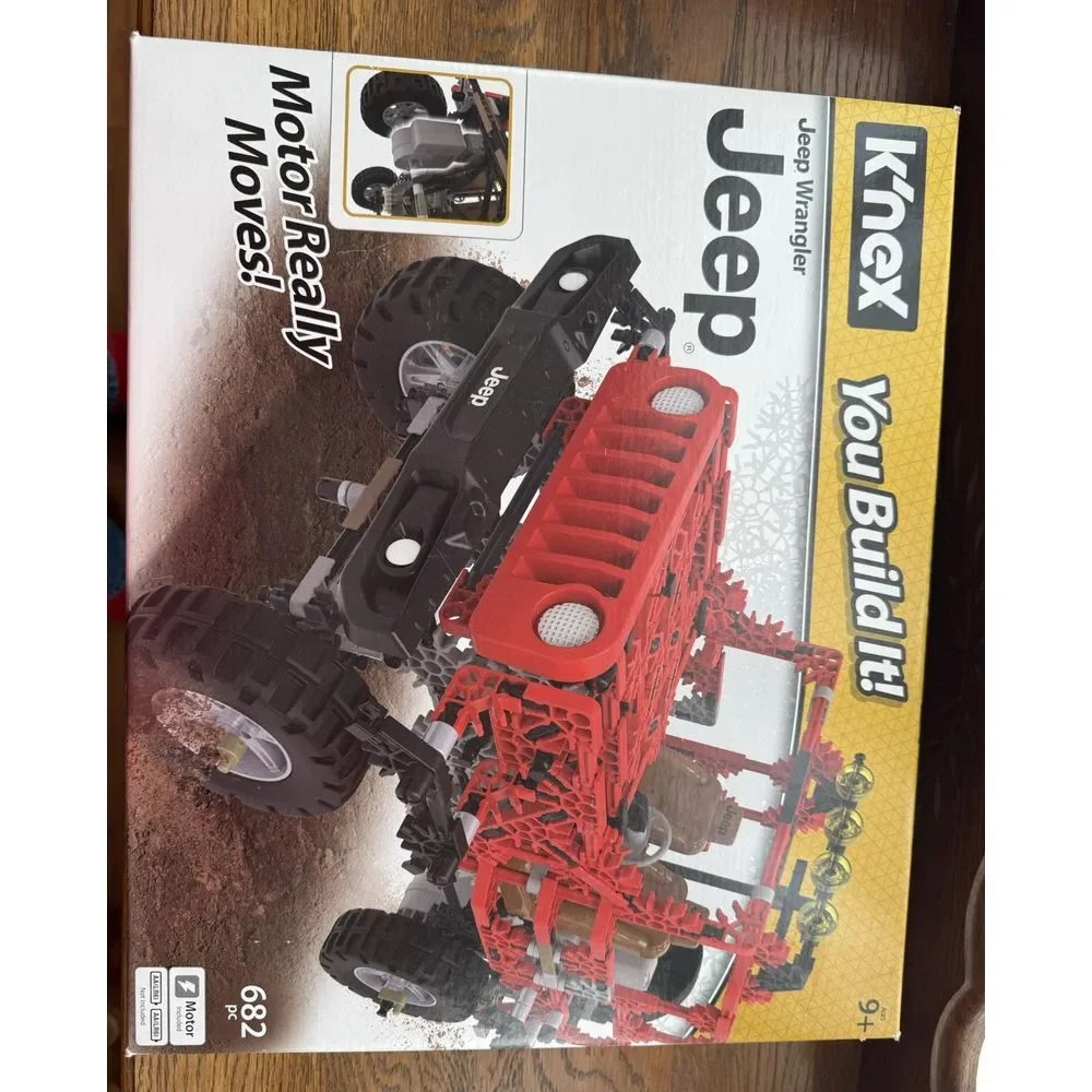 K'nex Jeep Wrangler Model Toy Motor Works Made USA You Build‎ It